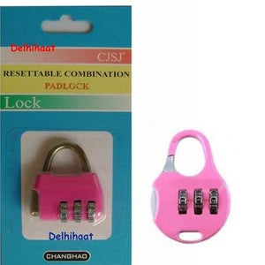 New Resettable Combination Pad Lock Set of 2 locks - halfrate.in