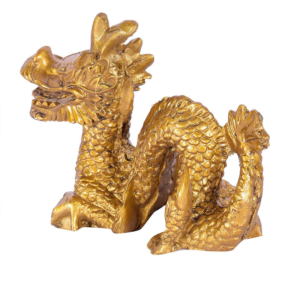 Golden Dragon for Strength, Good Health, Happiness, Wealth, Power Feng Shui