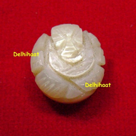  Ganesha Carved on Real pearl