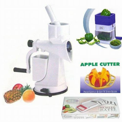 Kitchen Combo - Juicer, Mixer & Blenders + Apple Cutter + Slicer + Chilly Cutter - halfrate.in