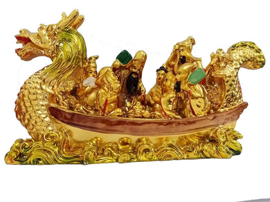 Feng Shui Dragon Boat, Dragon Wealth Ship for Career and Business