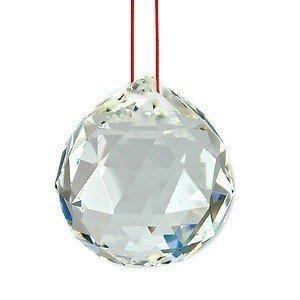 Fengshui K9 Premium White Crystal Hanging Ball for Good Luck & Prosperity - 30 mm