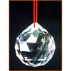 Fengshui K9 Premium White Crystal Hanging Ball for Good Luck & Prosperity - 20 mm