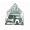 New Glass Pyramid with Swastik Engraved on Bottom for Positive Energy