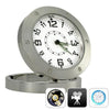 Heavy Metal Table Analog Clock Pinhole Hidden Camera Video Audio Camcorder spy - 16 GB Expendable - halfrate.in