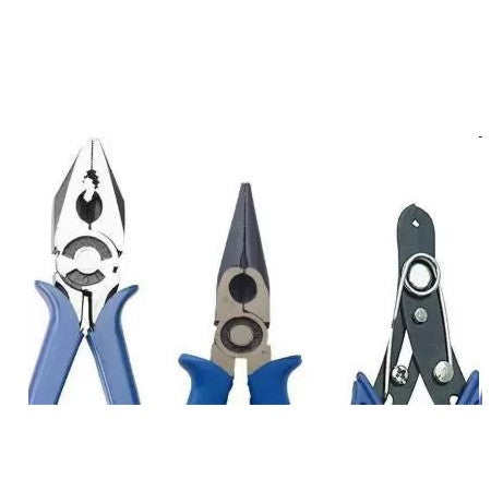 Hand ToolKit Combo - Combination Plier + Nose Plier + Wire Cutter-ht17