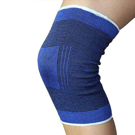 Ratehalf® Useful Elastic Knee Support Band blue - pair - halfrate.in