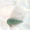 Green Aventurine Faceted Dowsing Pendulum With Chain Energized and Charged for Reiki Puja & Crystal Healing
