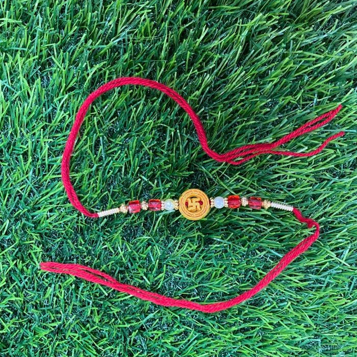 Swastik Rakhi Raksha bandhan combo - Beautiful Rakhi