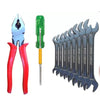 New Hand Tool Kit - Line Tester Set ,Combination Plier, 8pc Spanner Set-ht26