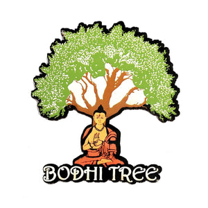 Bodhi Tree / Buddha Wooden Fridge Magnet Souvenir Indian