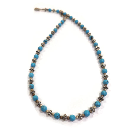 Turquoise Necklace Natural Crystal Stone AAA Quality Beads with Special Beads Fashion, Reiki Healing & Crystal Healing Jewellery