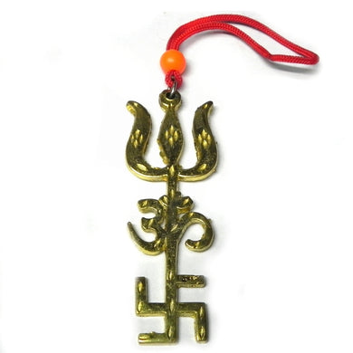 Tri Shakti Hanging for Protection at Home, Office or Car buy 1 get 1 free