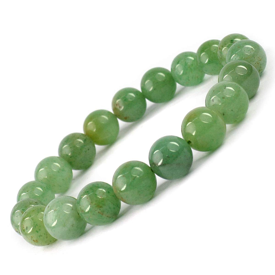 Green Jade Stone Bead Bracelet – gypSea dreams