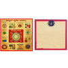Shri Sampurn Baglamukhi Yantra With Wooden Frame For Home And Office Wooden Yantra 9X9 Inch