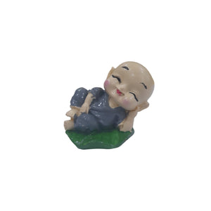Baby Buddha Set 4 Piece For Home and Shop Decorative Showpiece - 7 cm