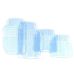 Excellent Quality 4 Pcs Universal Foot Mats in Transparent Color - halfrate.in