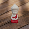 Child Buddha Red Color for Car Dashboard, Gift Item and for Decorative Showpiece - 8 cm (Polyresin)