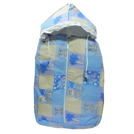 Beautiful Baby Carry Blanket with cap - Cotton