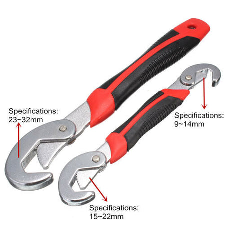 Combo Pack Snap n Grip All in one Multi Purpose Double Sided Wrench Spanner & 41 PCS Screwdriver Set Power & Hand Tool Kit