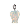 Opalite Angel Lucky Angel Pendant for Reiki Therapy Natural Crystal Stone Handcrafted Size 1 Inch approx.
