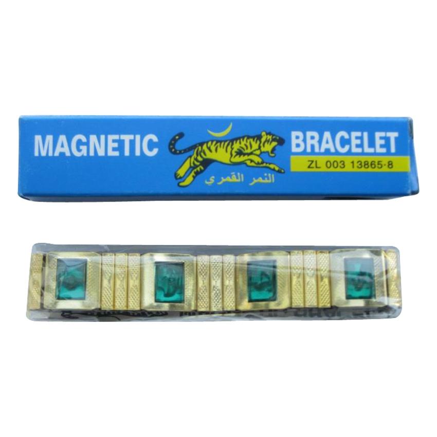 Steel Gold Blood Pressure Magnetic Bracelet, Size: 1, Shape: Round at Rs  330/piece in Bikaner