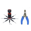 Hand Tool Combo - Wire Cutter cum Stripper & 8 In1 Screwdriver Kit Inbuilt Led Light - ht57