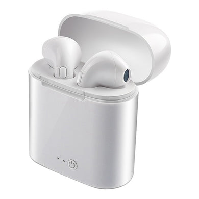 Wireless Earpods TWS Bluetooth Twin Portable Earphones with Active Noise Cancellation and Charging Box Compatible for all All Smart phones
