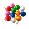  Multi Colour Thread Balls Christmas Tree Ornaments Xmas Tree hangings Christmas Tree decoration Ornaments 12 Pcs