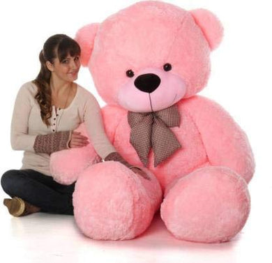 Premium Quality Huggable Teddy Bear, Plush Stuffed 150 cm (5 Feet) Baby Pink Color