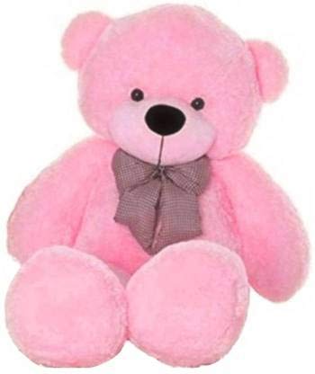 Premium Quality Huggable Teddy Bear, Plush Stuffed 90 cm (3 Feet) Baby Pink Color