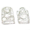 Natural Quartz Crystal (Safetik) Lakshmi Ganesha Handmade Handcrafted Idol