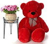 Premium Quality Huggable Teddy Bear, Plush Stuffed 150 cm (5 Feet) Red Color