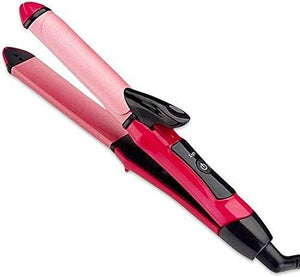 Ratehalf® Professional 2 IN 1 Hair Curler and Straightener NOVA NCH-2009 - halfrate.in