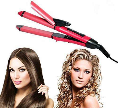 Ratehalf® Professional 2 IN 1 Hair Curler and Straightener NOVA NCH-2009 - halfrate.in