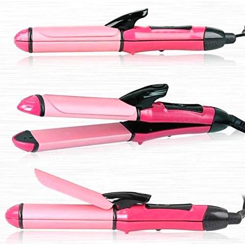 Ratehalf® Professional 2 IN 1 Hair Curler and Straightener NOVA NCH-2009 - halfrate.in