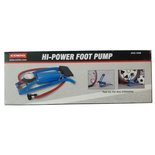Coido HI Power Foot Pump Tyre / Ball /Inflator Compressor - halfrate.in