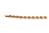 American Diamond Studded Gold Plated Alloy Metal Multi Original 5 faced Rudraksha Bracelet