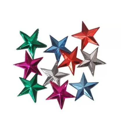 Multicolor Star Christmas Tree decoration Hanging Star Pack Of 24 pcs