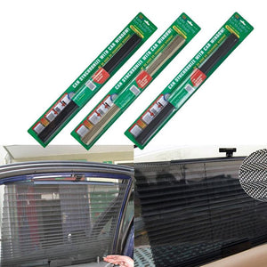 2 Pc Auto Retractable Car Side Window Shade Curtain Sunshade Shield - halfrate.in