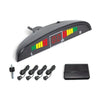 Car Reverse Parking 4 Sensor Security Led Display White With Buzzer & Display - halfrate.in