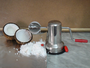 Stainless Steel Coconut Scrapper Grater With Vacuum Base - Scrap Coconut Easily - halfrate.in
