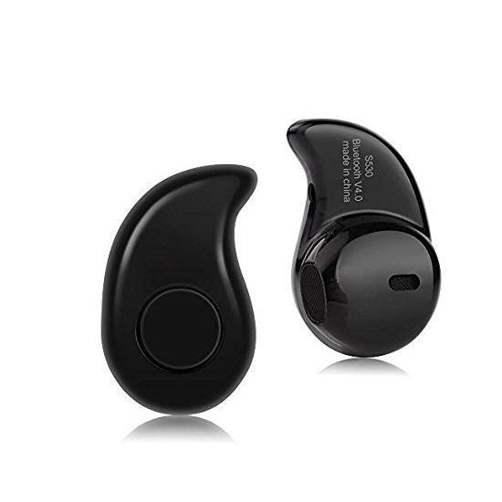 Ekdant® Kaju Shape smallest Mini Latest Bluetooth earphone S530 with Mic - Black - halfrate.in