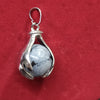 Natural Snowflake Obsidian Crystal Hand And Ball Shaped Men & Women Pendant For Reiki Healing