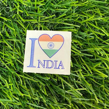I Love India Heart Tattoo for Body Independence day Republic day