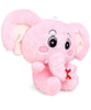 Baby Elephant Soft toy Pink Cute Eye Big Ear Elephant Stuffed Soft Plush Toy Love 32 cm  - Pink