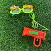 Holi Kids Play Holi Fun Goggles / Eyewear Pichkari with High Pressure Pichkari for Boys and Girls