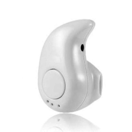 Ekdant® Small Kaju Bluetooth earpiece, Mini S530 Hands-Free Bluetooth Headset Earphones with Mic for iOS, andoirds Other Smartphones - White - halfrate.in