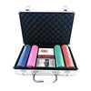 Poker Chips Set 200 Pcs Poker Kit with Aluminum Case Casino Chips 2 Decks of Playing Cards Poker Set