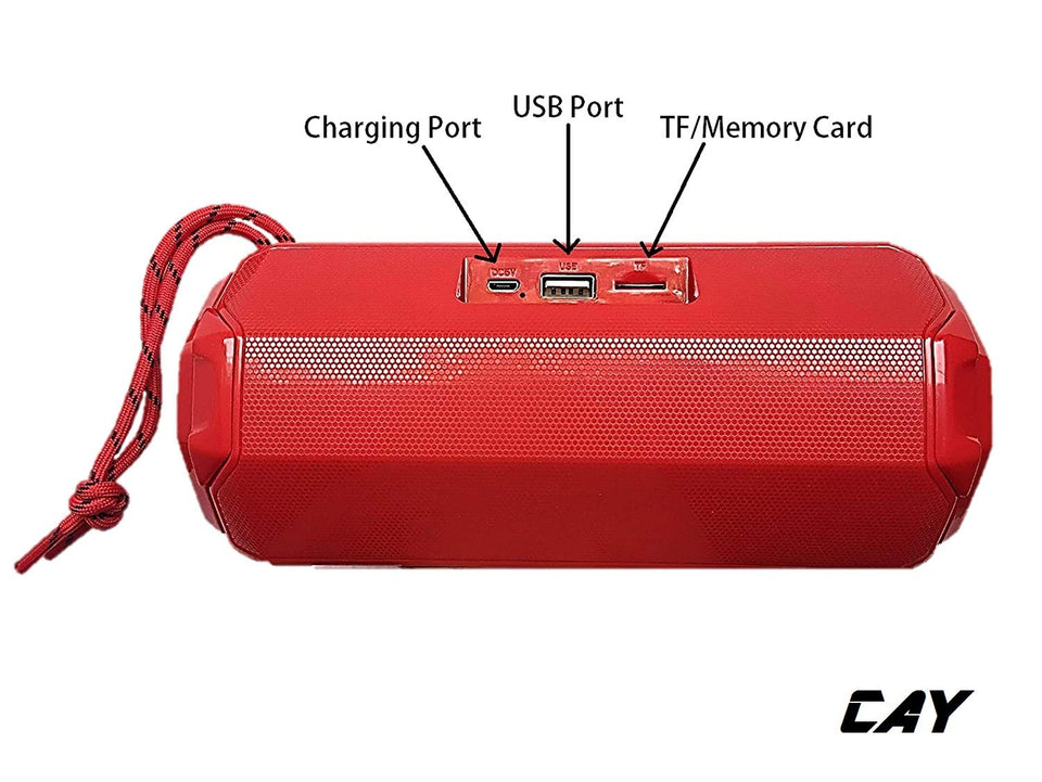 X06 High Power Sound Blast, Thunder Sound Wireless Bluetooth Speaker for Car/Laptop with USB/FM/TF Card & line in aux Bluetooth Speaker